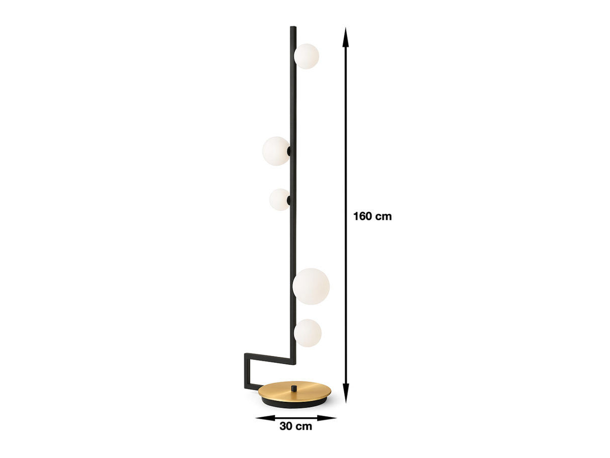 Lampadaire boule moderne - Birdy