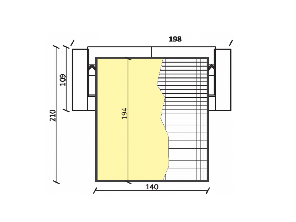 dimensions canapé lit convertible rapido en cuir blanc de qualité - Souffle d'intérieur