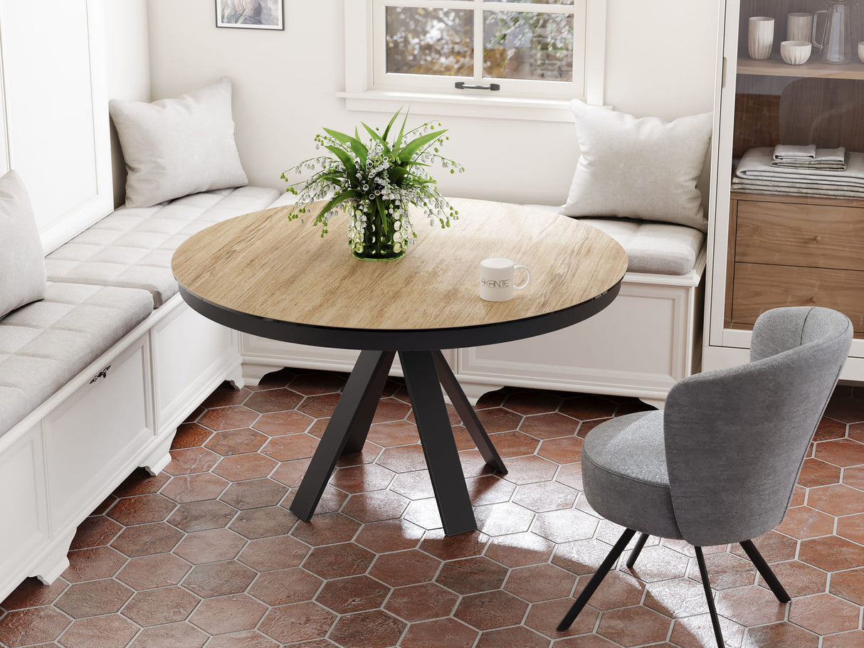 Table ronde céramique extensible - Chanterelle