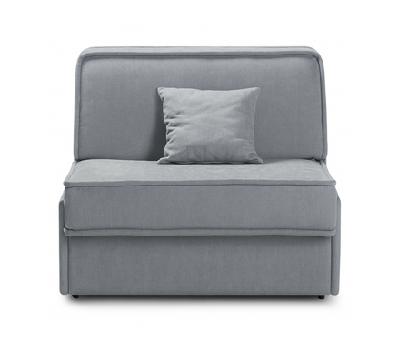 Fauteuil convertible 1 place Yvan en tissu – vue de face