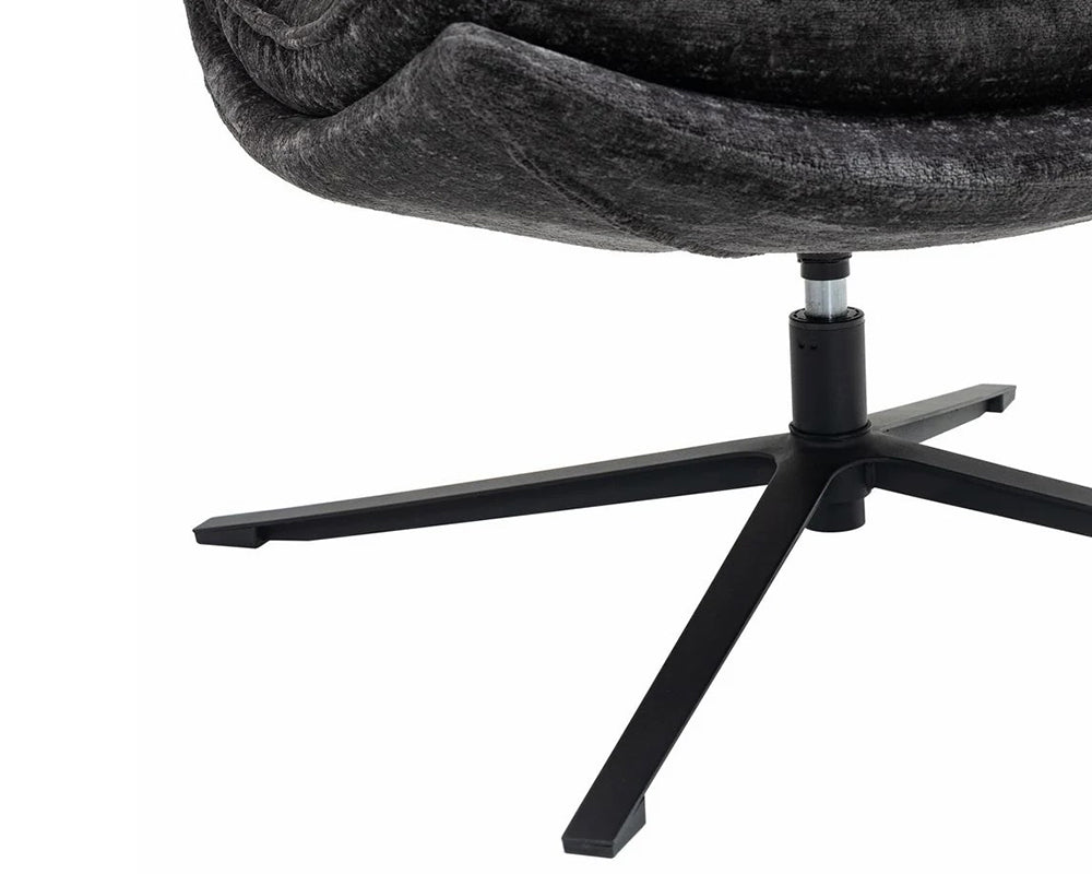 Détail piètement - Halo - pied métal noir époxy