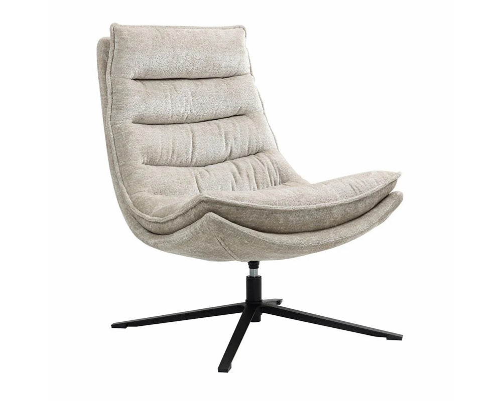 Fauteuil de bureau Halo - vue 3/4 - tissu texturé 100 % polyester