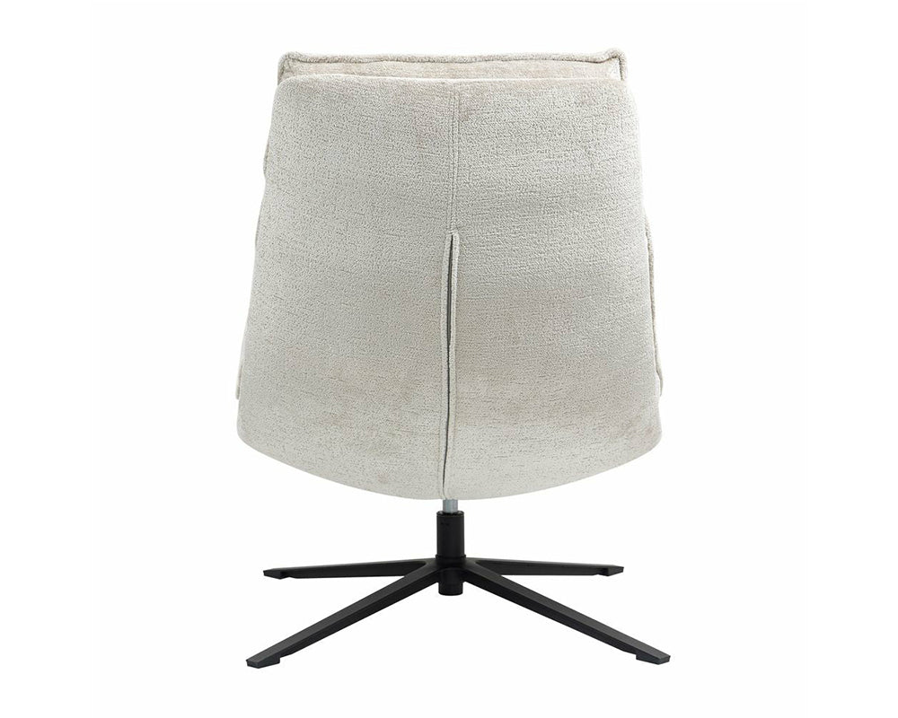 Fauteuil de bureau Halo - vue arrière - tissu texturé 100 % polyester