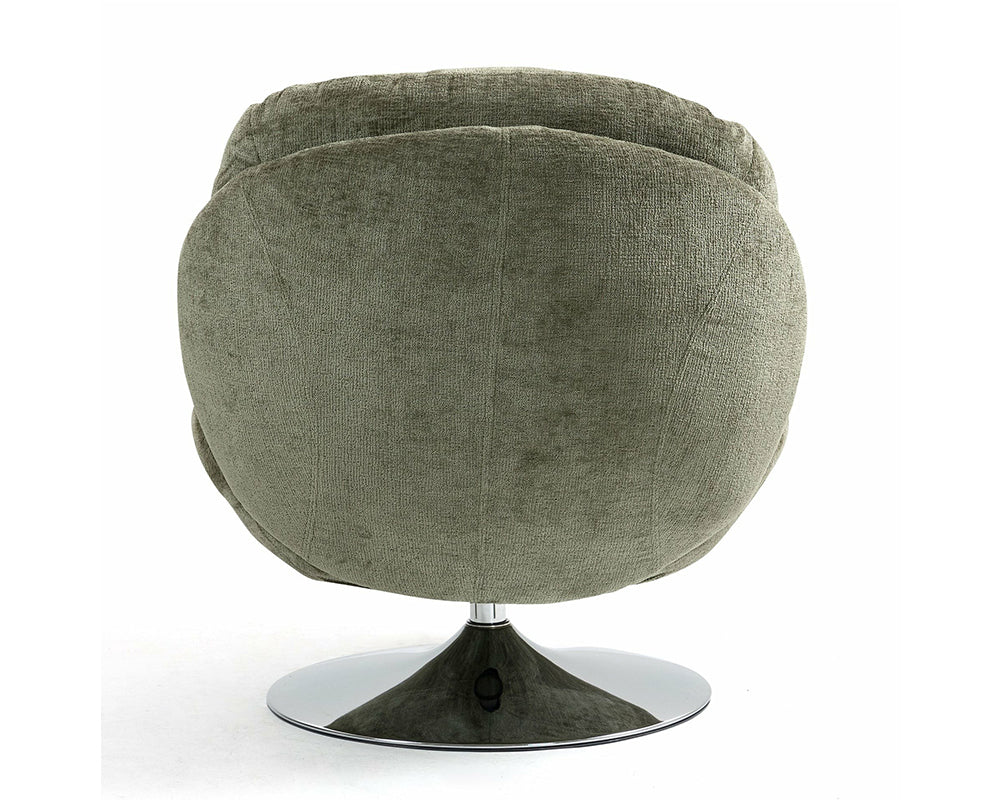 Fauteuil Natus – tissu polyester kaki – arrière