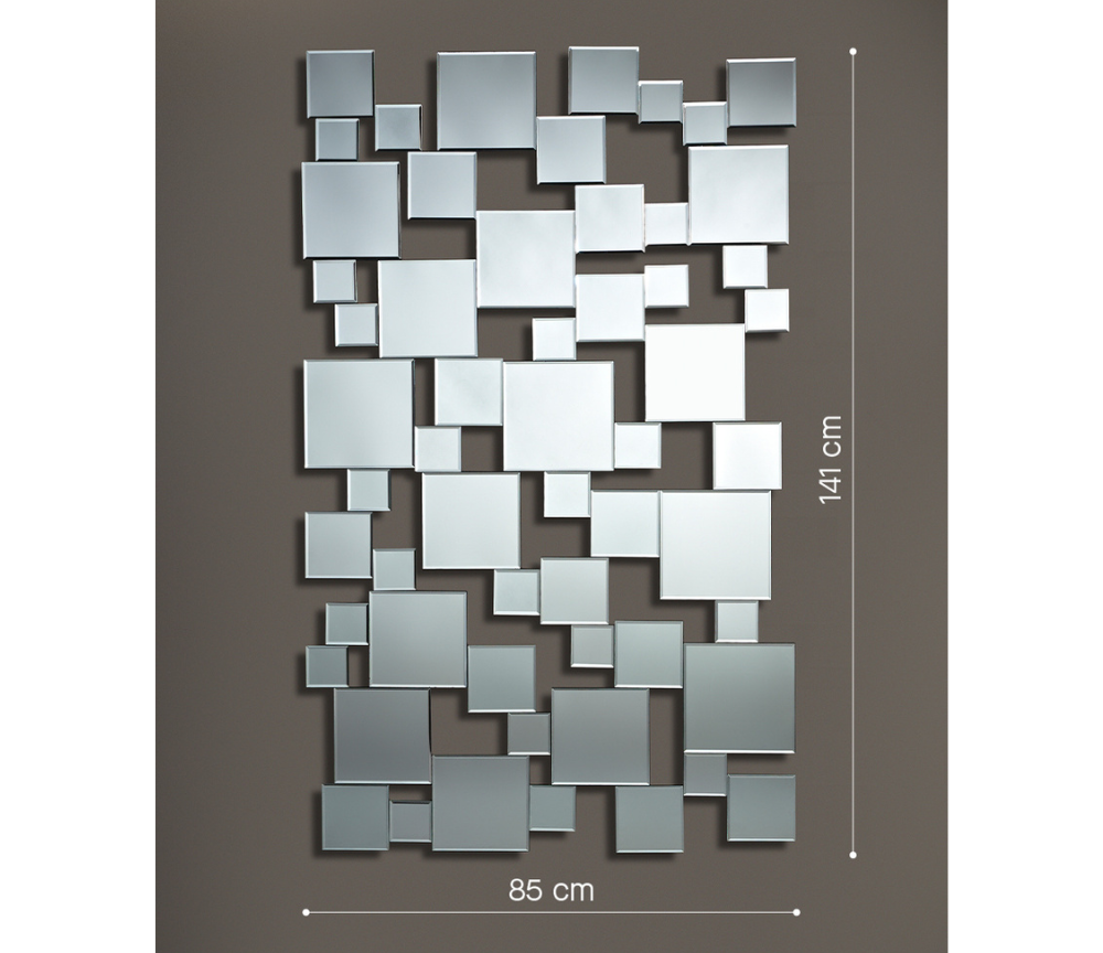 Miroir design mural moderne rectangulaire - Souffle d'intérieur - Decknudt mirrors - Pixels