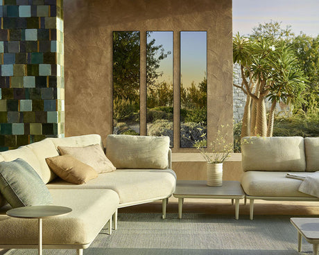 Grand miroir extérieur jardin - Deknudt mirrors - Souffle d'Intérieur