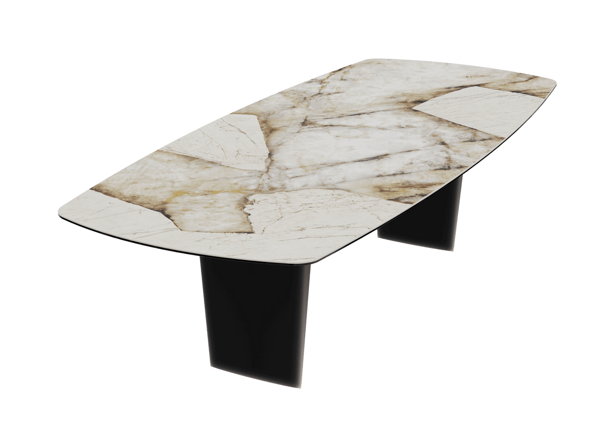 Grande table céramique marbre - Auguste