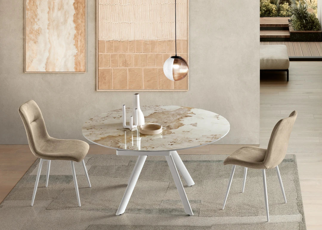 Table céramique extensible rotative – Ronny