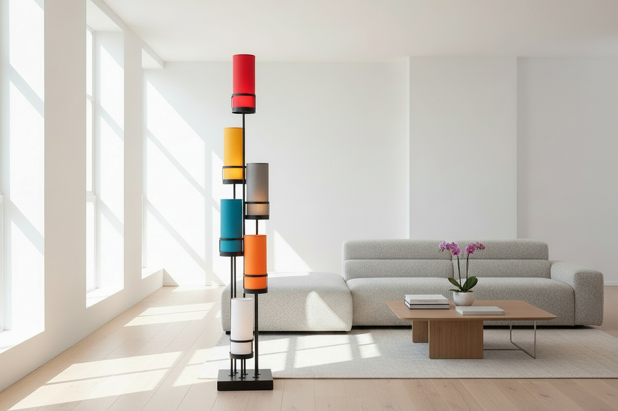 lampadaire de salon SIXT FLAM LUCE