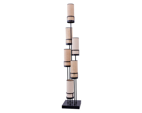 Lampadaire moderne au design italien beige - Souffle d'intérieur