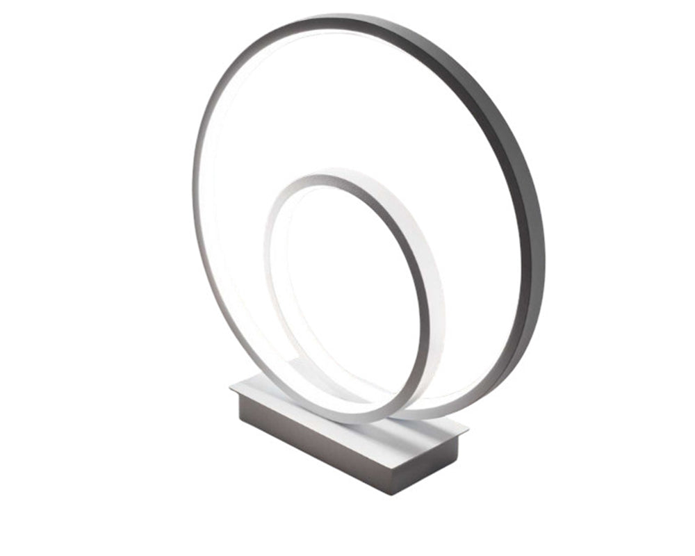 Lampe à poser design de table ronde led blanche - Ozo-Lampes à LED-SOUFFLE D’INTÉRIEUR