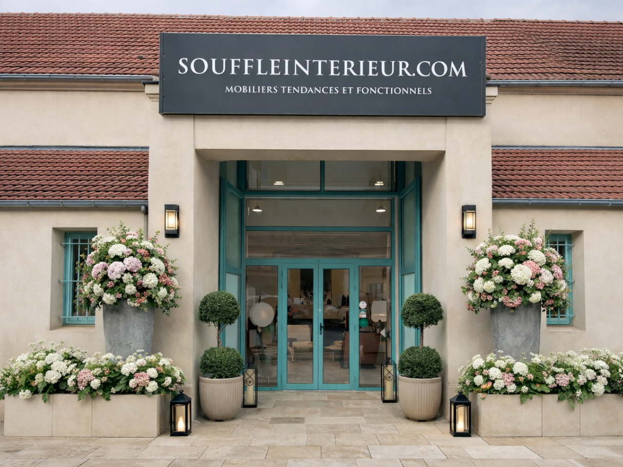 Table céramique effet marbre extensible - Nestory