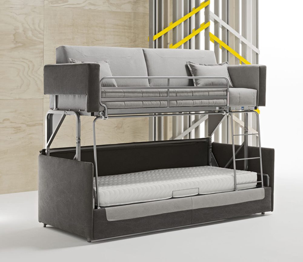 Mécanisme du canapé lit superposé robuste en métal anthracite – qualité européenne Souffle d’Intérieur