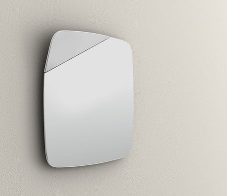Miroir designer contemporain forme carrée - Deknudt - Souffle d'intérieur