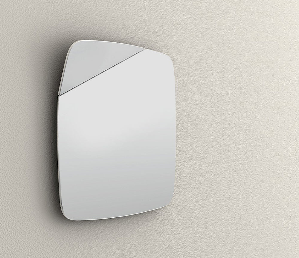 Miroir designer contemporain forme carrée - Deknudt - Souffle d'intérieur