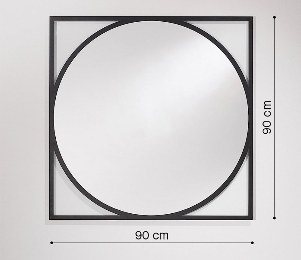 Miroir mural moderne rond design - Deknudt mirrors - Souffle d'Intérieur