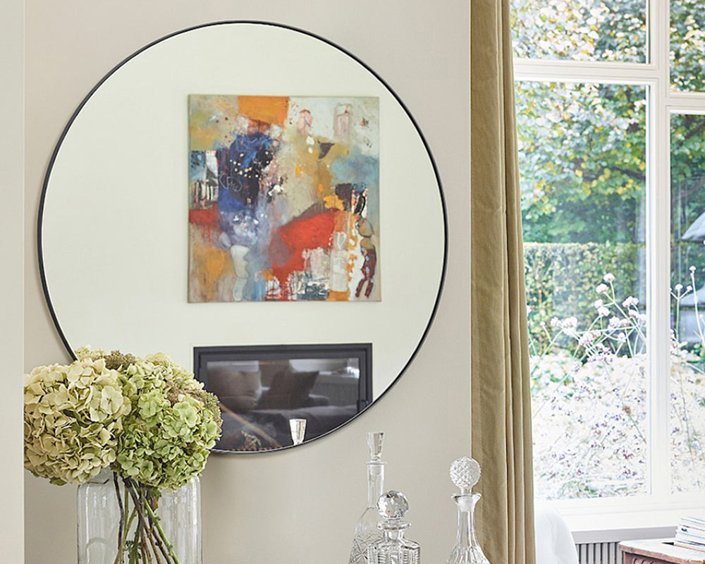 Miroir mural noir design - Deknudt mirrors - Souffle d'Intérieur