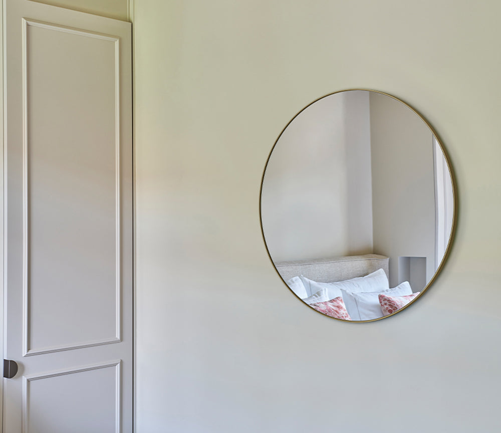 Miroir rond bronze Hoop Bronze – vue d'ensemble