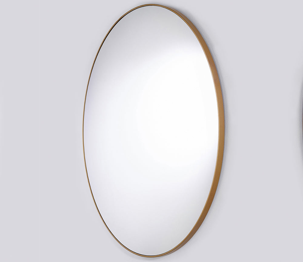 Miroir rond bronze Hoop Bronze – détail finition bronze
