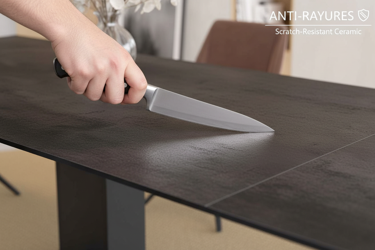Plateau céramique anti-rayures