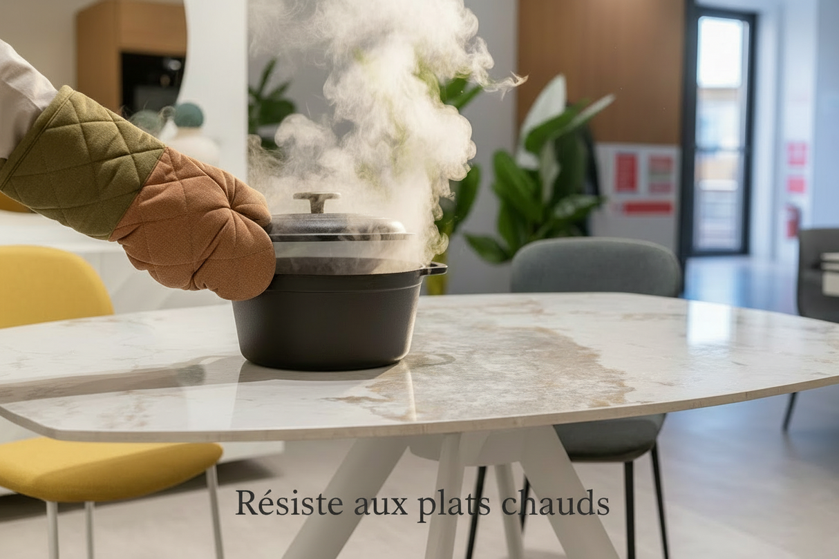 Résistance chaleur plateau céramique - casserole chaude