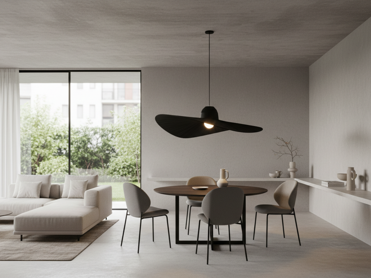 suspension noir en ambiance