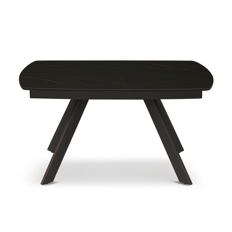 Table céramique noire extensible – Souffle d’Intérieur