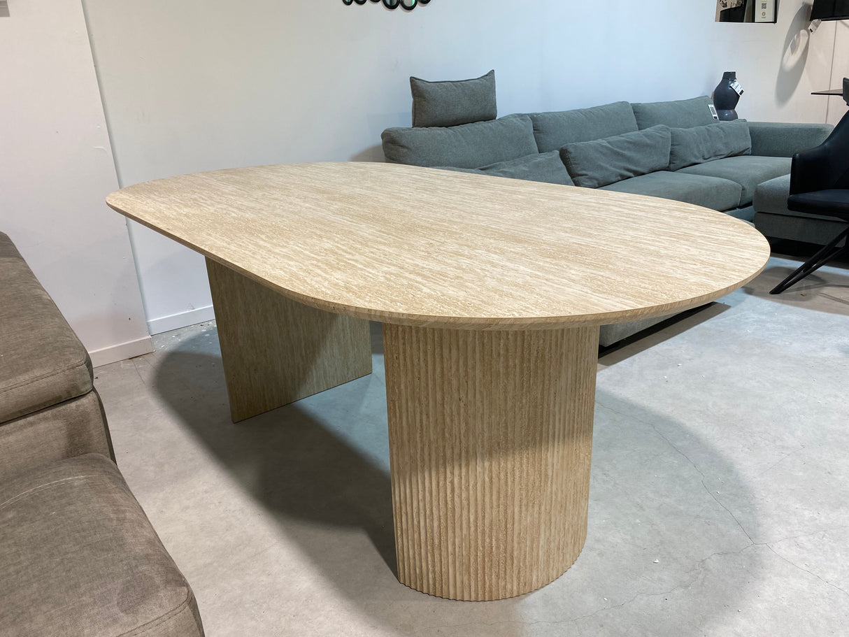 Black oval table 200x100 or 220x110cm - Lagosy