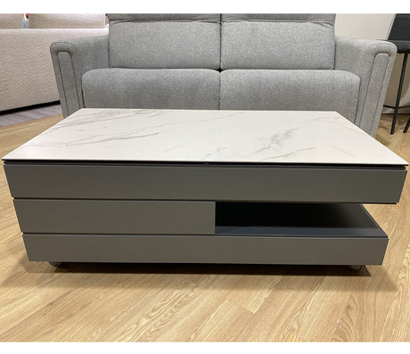 Table basse avec plateau relevable céramique - Souffle d'intérieur