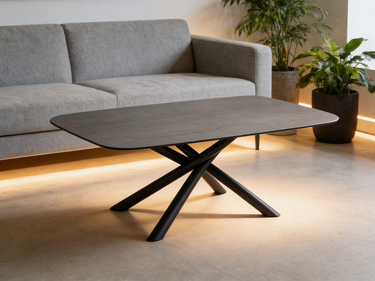 Ceramic coffee table 116x60cm - Barbara