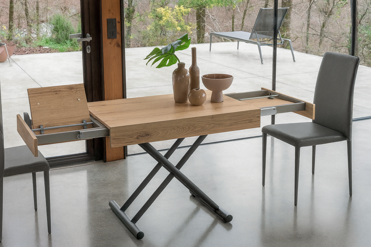 Table basse relevable extensible bois - Altacom - Souffle d'intérieur