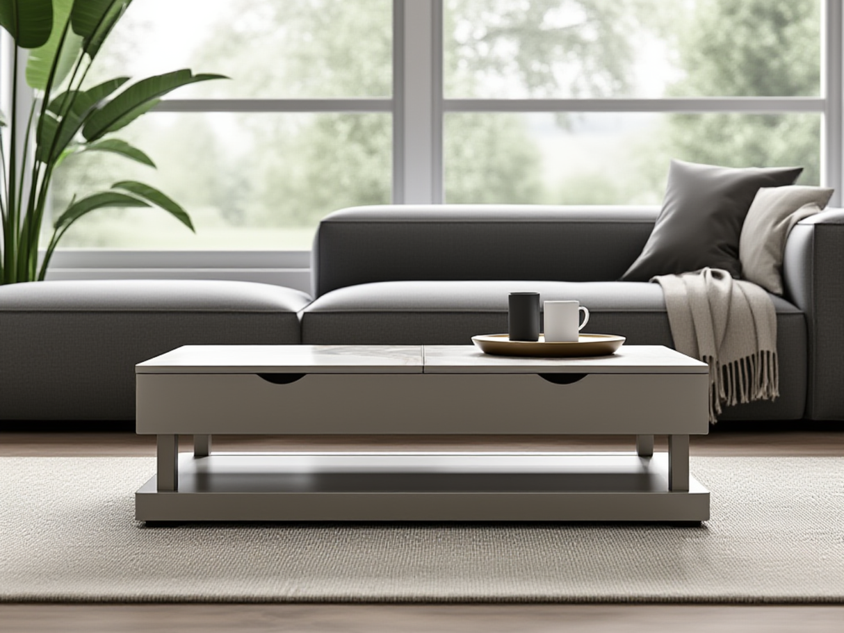 Ceramic lift table 120x70cm - Torina