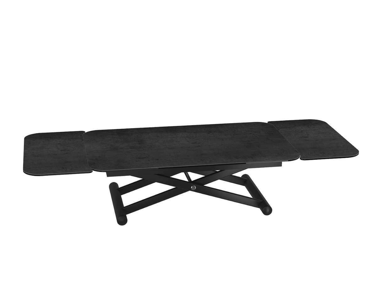 Table basse relevable et extensible en céramique – Enora