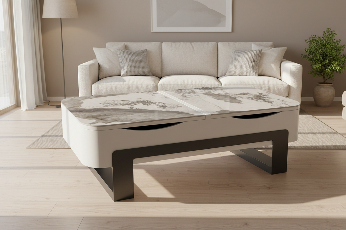 Coffee table with lifting top 110x60cm - Manuella