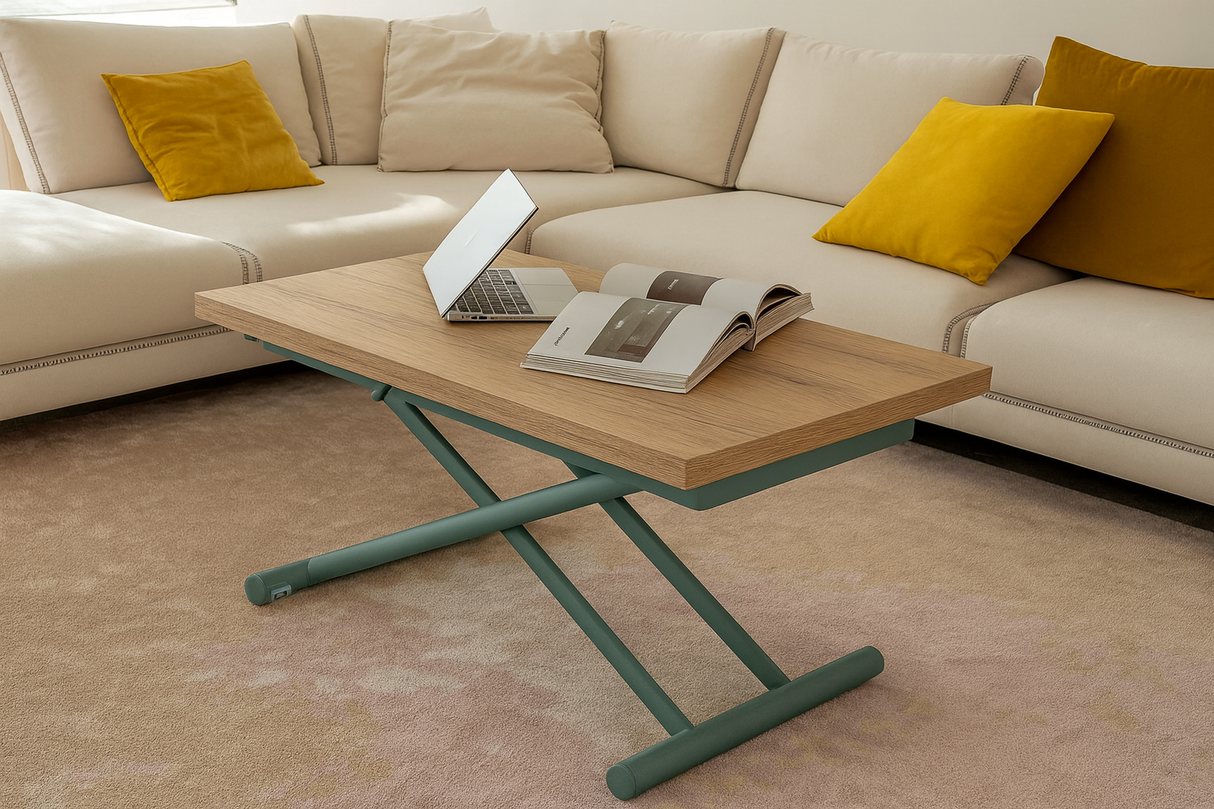 Table basse relevable extensible bois - Altacom - Souffle d'intérieur