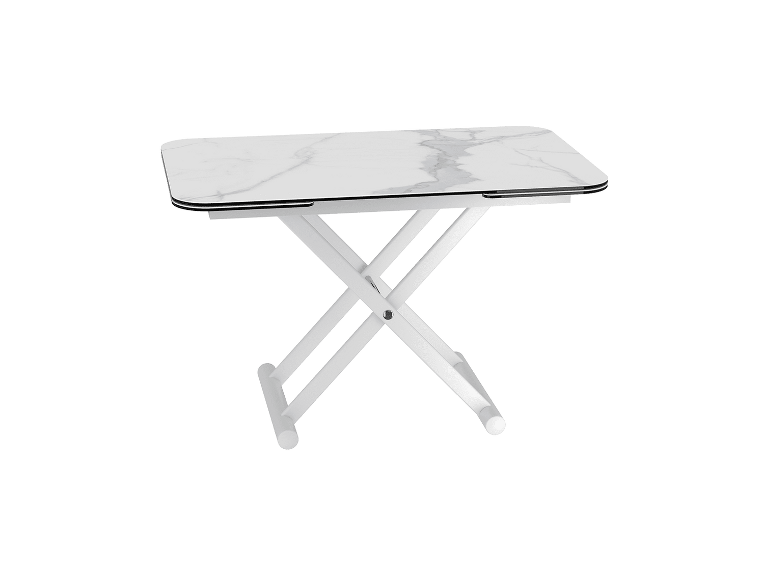 Table basse relevable et extensible en céramique – Enora