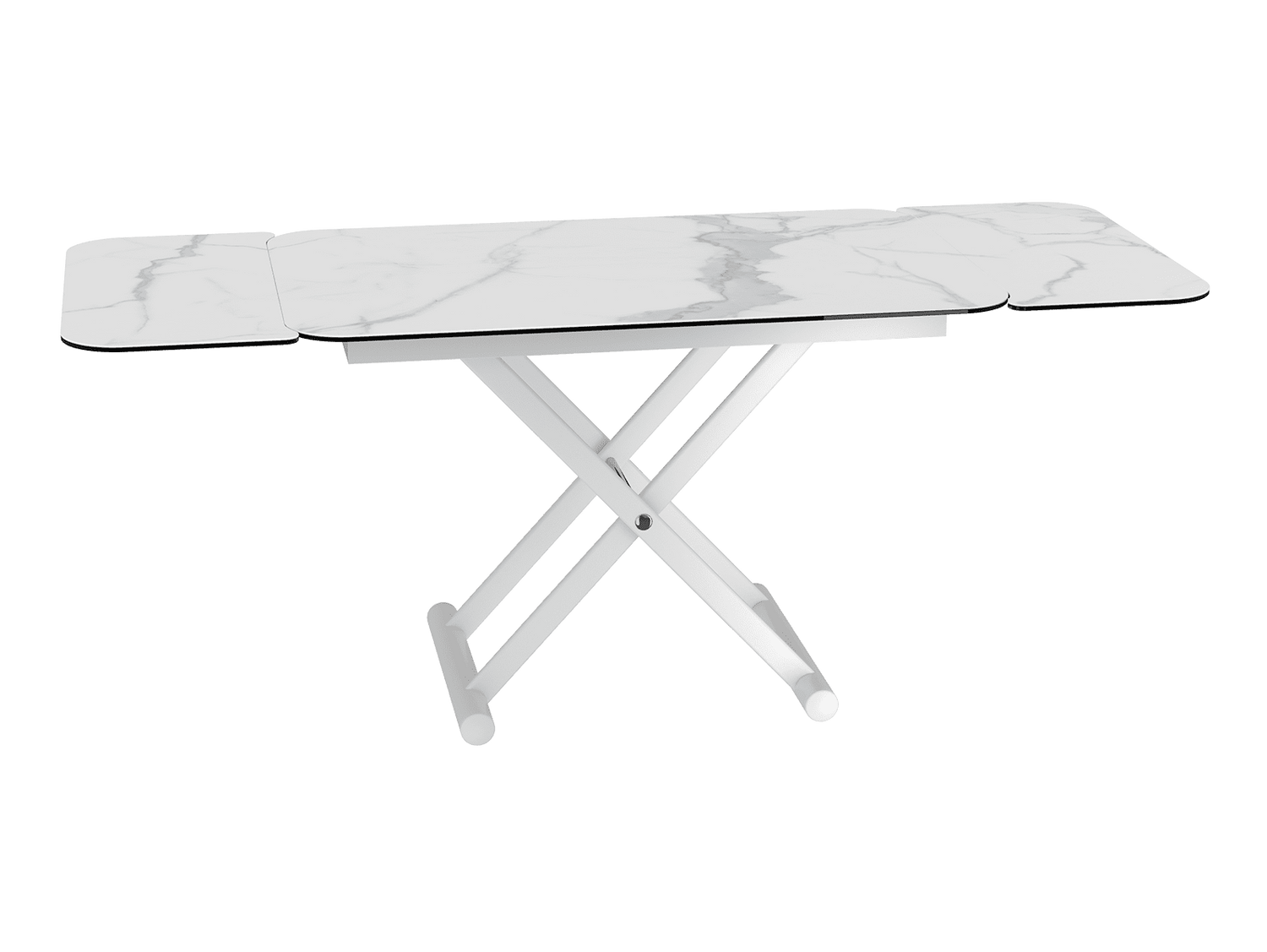 Table basse relevable et extensible en céramique – Enora