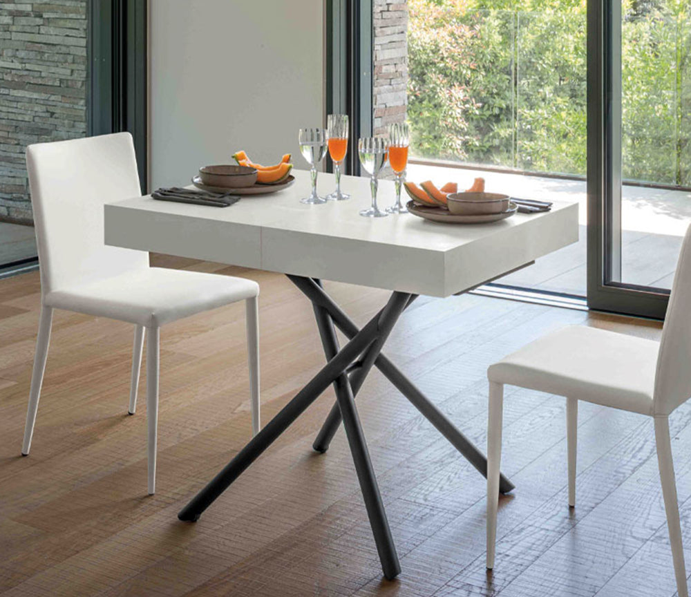 Table basse relevable extensible piston gaz 8 personnes Iris - Souffle d'Intérieur