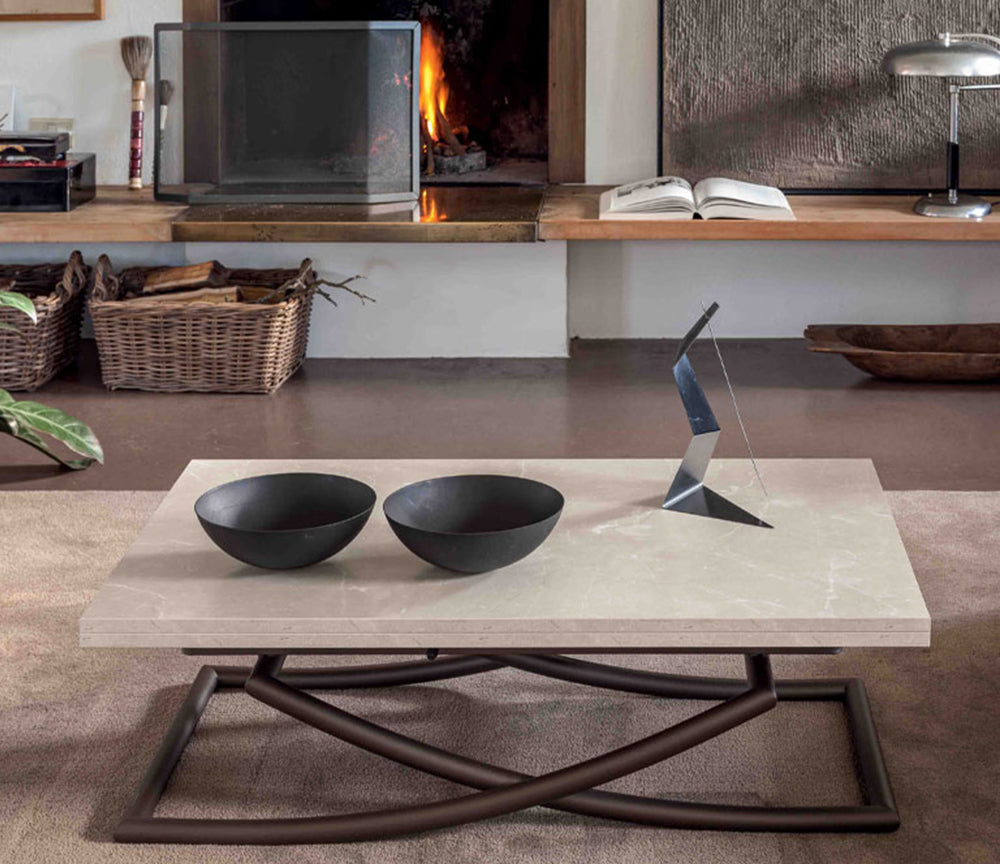 Table basse relevable extensible - Altacom - Souffle d'intérieur