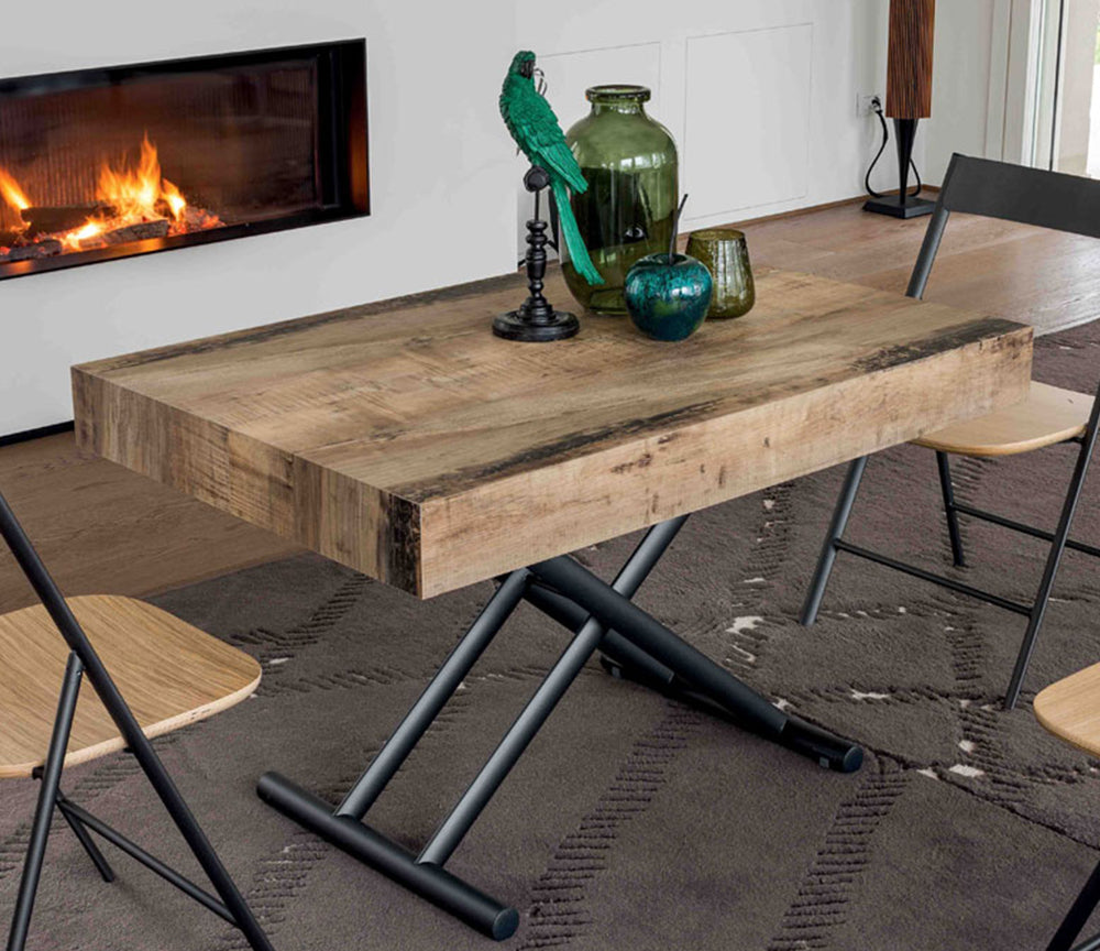 Table basse relevable extensible bois - Altacom - Souffle d'intérieur