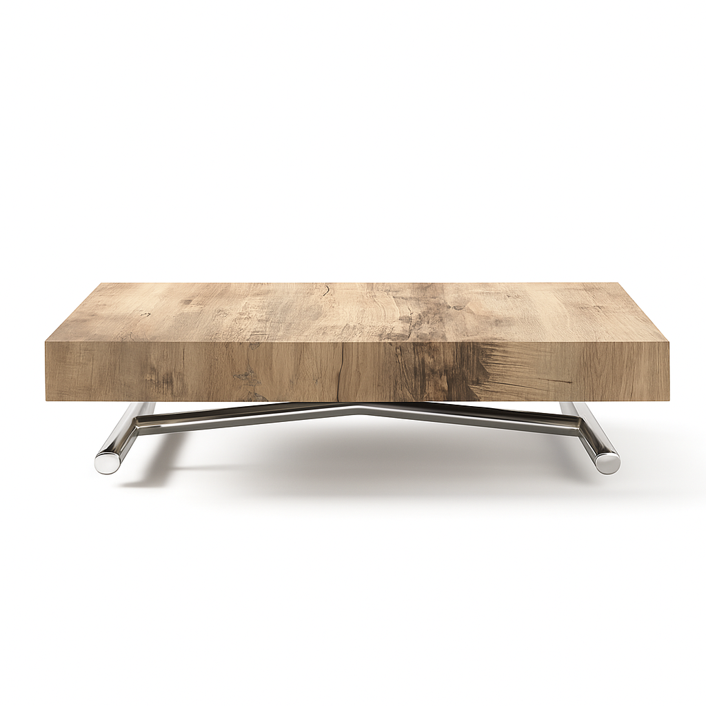 Table basse relevable extensible en bois design italien Altacom – Souffle d’Intérieur