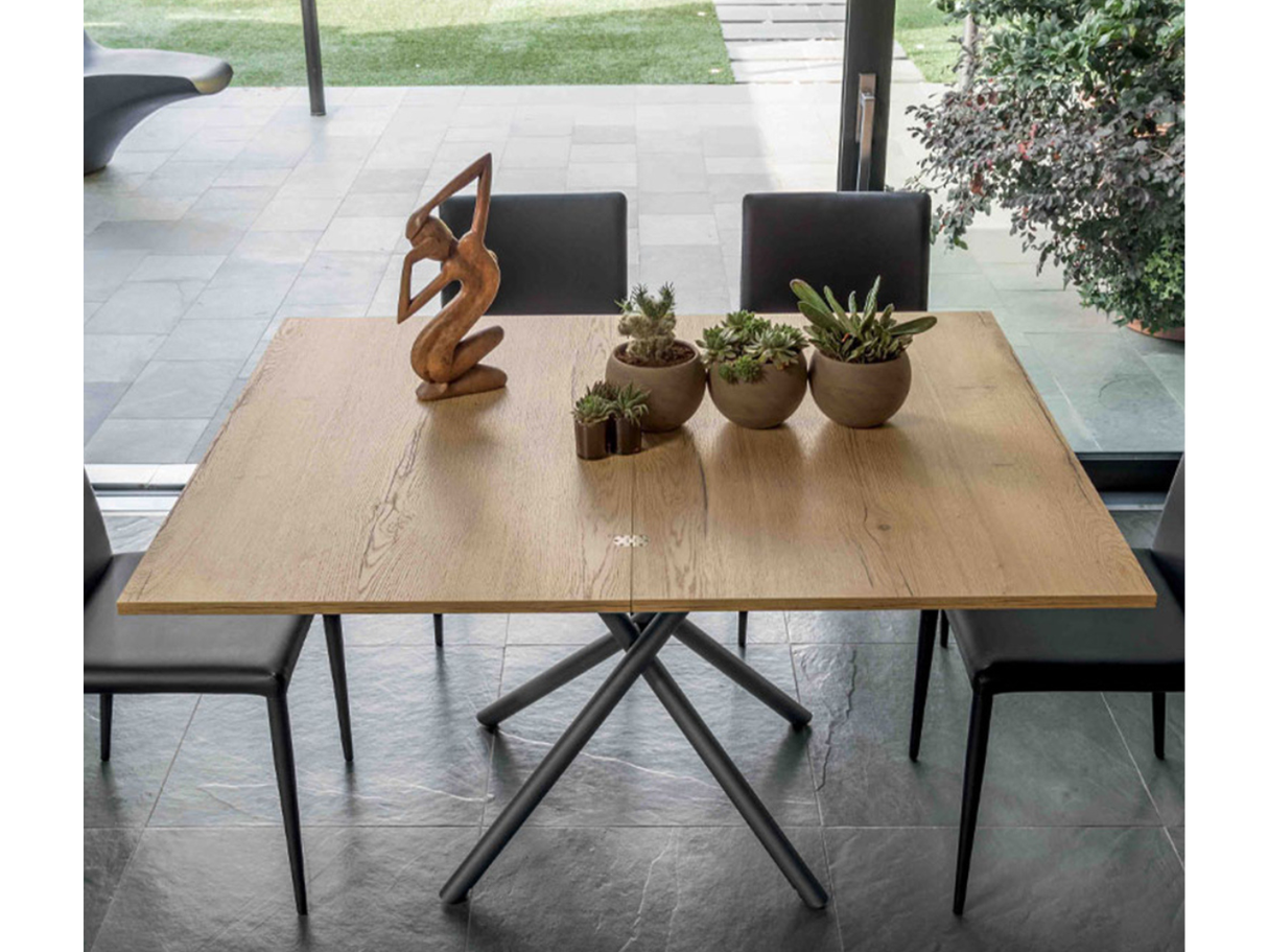 Table basse relevable extensible bois qui monte et qui descend - Altacom - Souffle d'intérieur