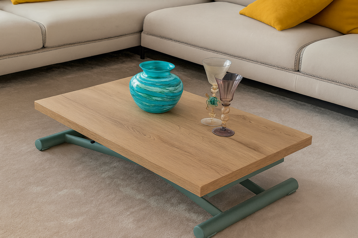 Table basse relevable extensible bois - Altacom - Souffle d'intérieur