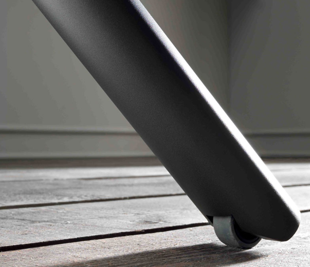 zoom sur le pied de la table basse relevable et extensible bois design - Altacom - Souffle d'intérieur