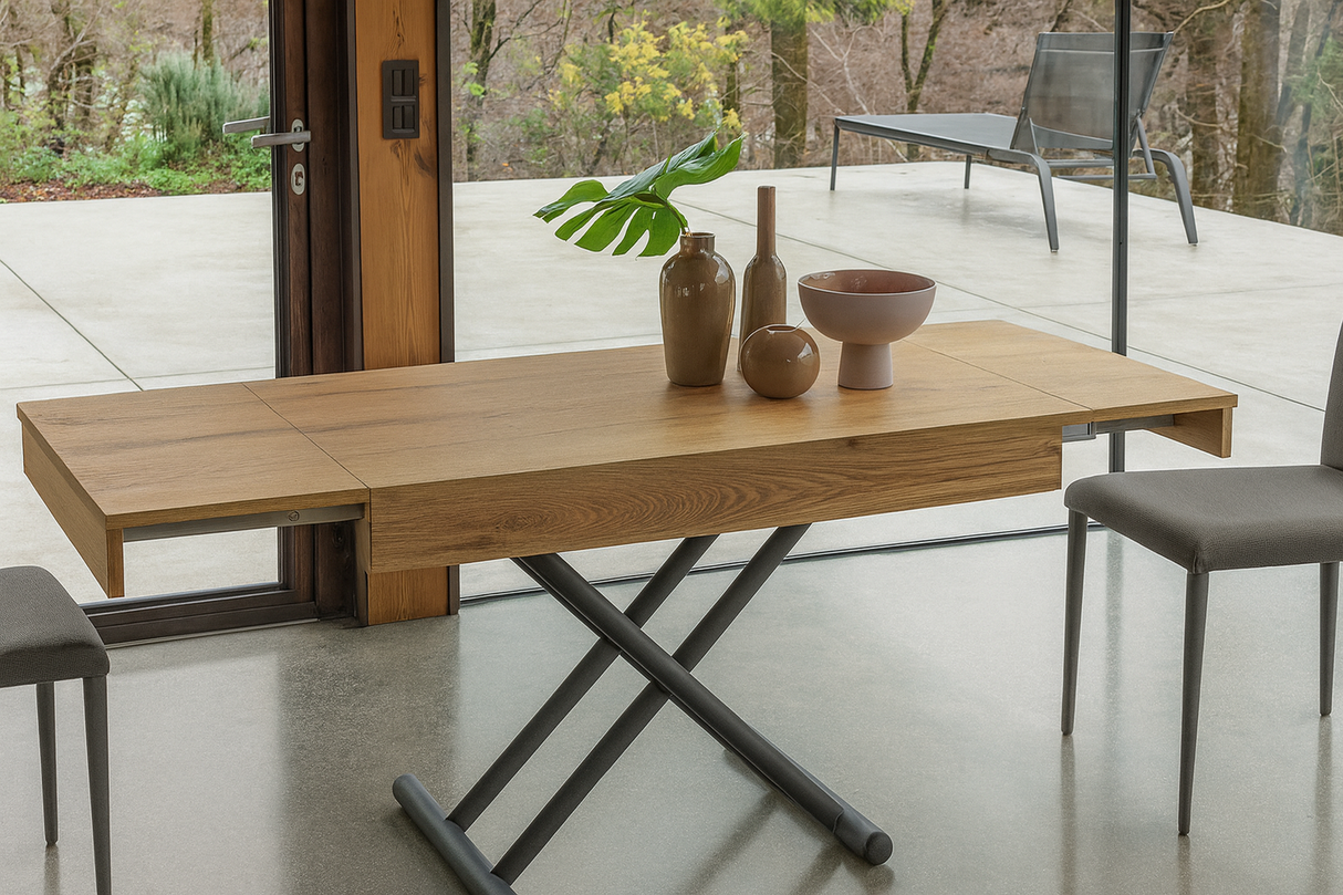 Table basse relevable extensible bois - Altacom - Souffle d'intérieur