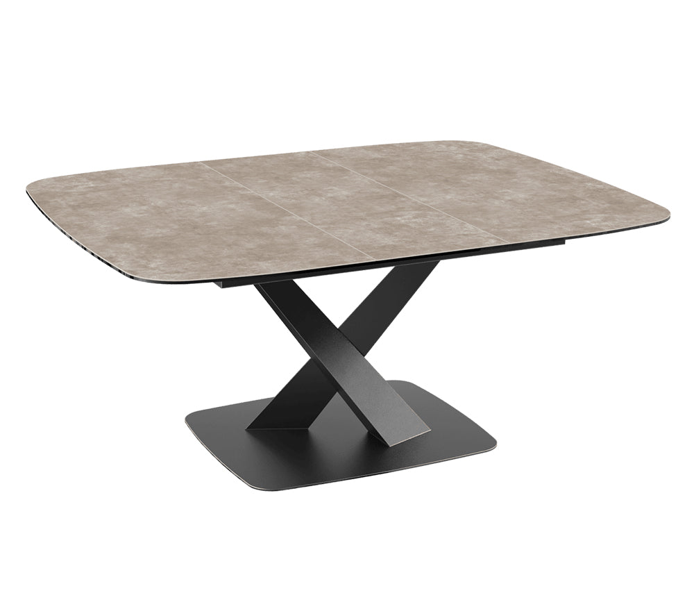 Table carré extensible plateau céramique - Akante - Souffle d'intérieur