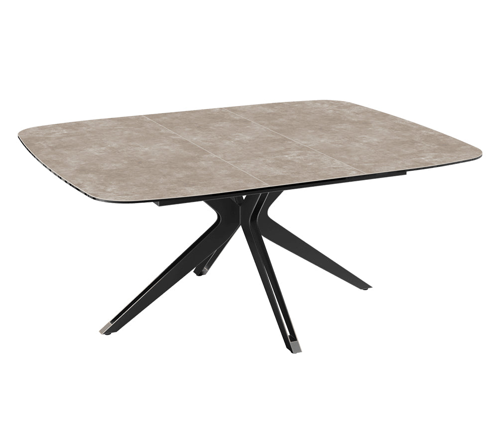 Table carré extensible plateau céramique - Akante - Souffle d'intérieur