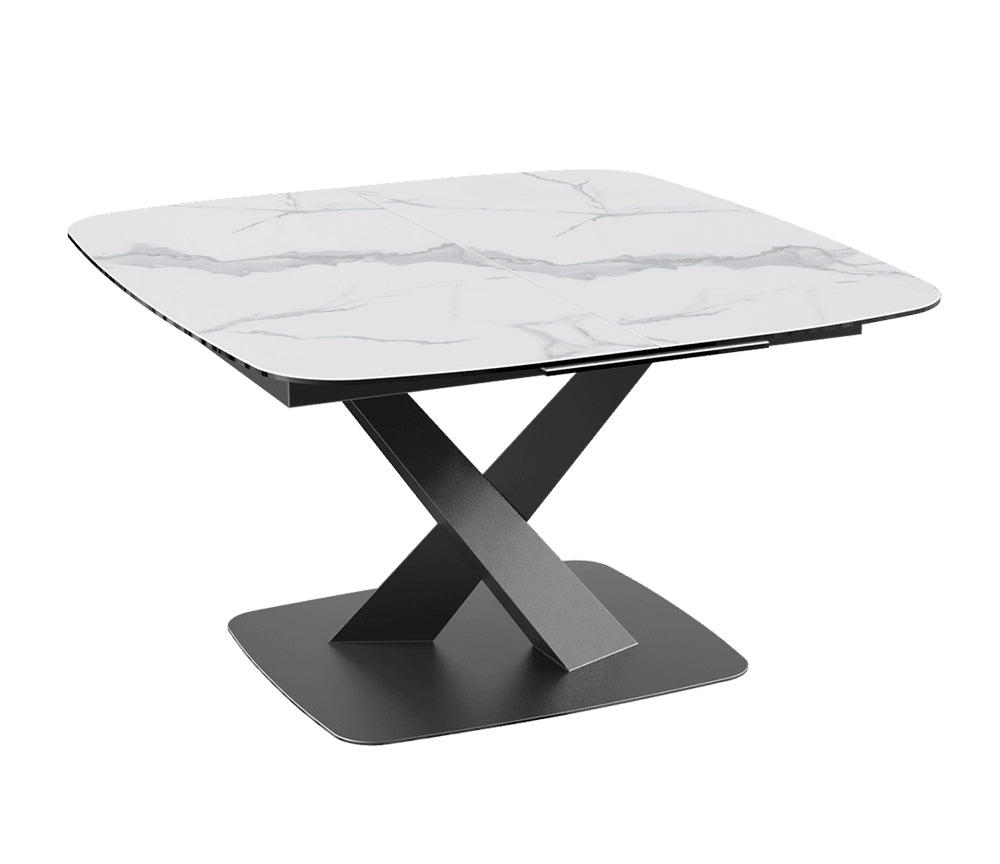 Table carré extensible plateau céramique - Akante - Souffle d'intérieur