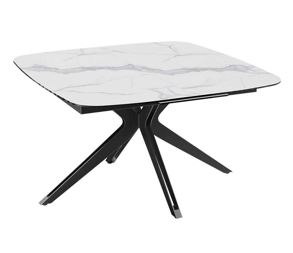 Table carré extensible plateau céramique - Akante - Souffle d'intérieur