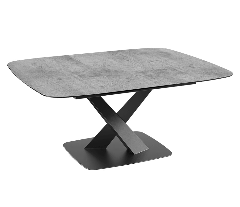 Table carré extensible plateau céramique - Akante - Souffle d'intérieur